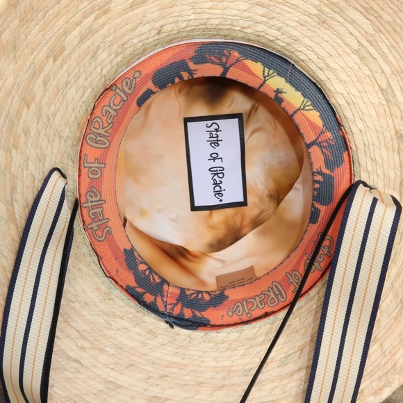 HAT BOATER FLAT WIDE BRIM PALMA STRAW main image 8